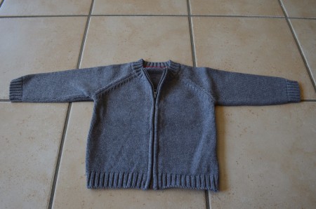 Gilet Bout'chou en coton - 12 mois