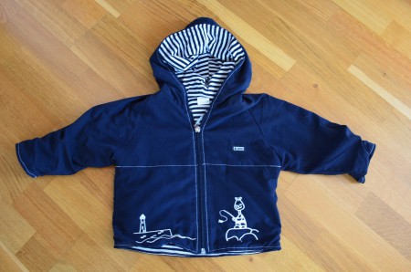 Coupe-vent bleu marine - 18 mois